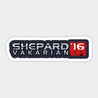 Shepard - Vakarian 2016 Sticker